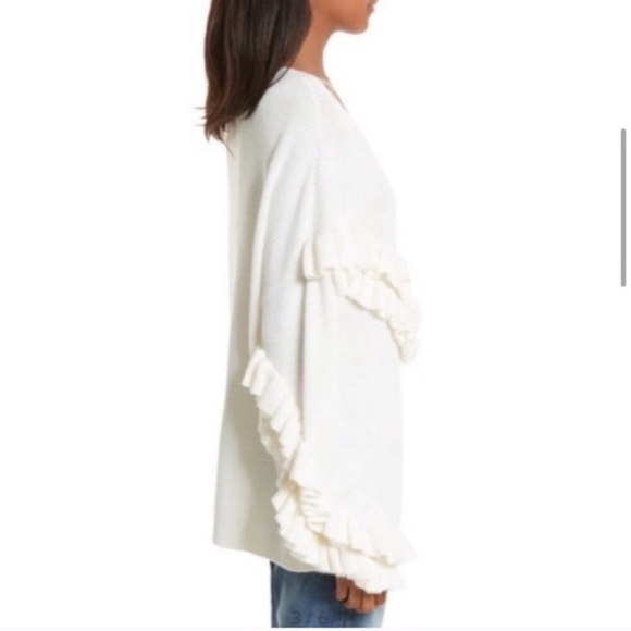 NWT Frame Ruffle Dolman Sweater - Picture 5 of 8